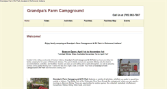 Desktop Screenshot of grandpasfarmcamp.com